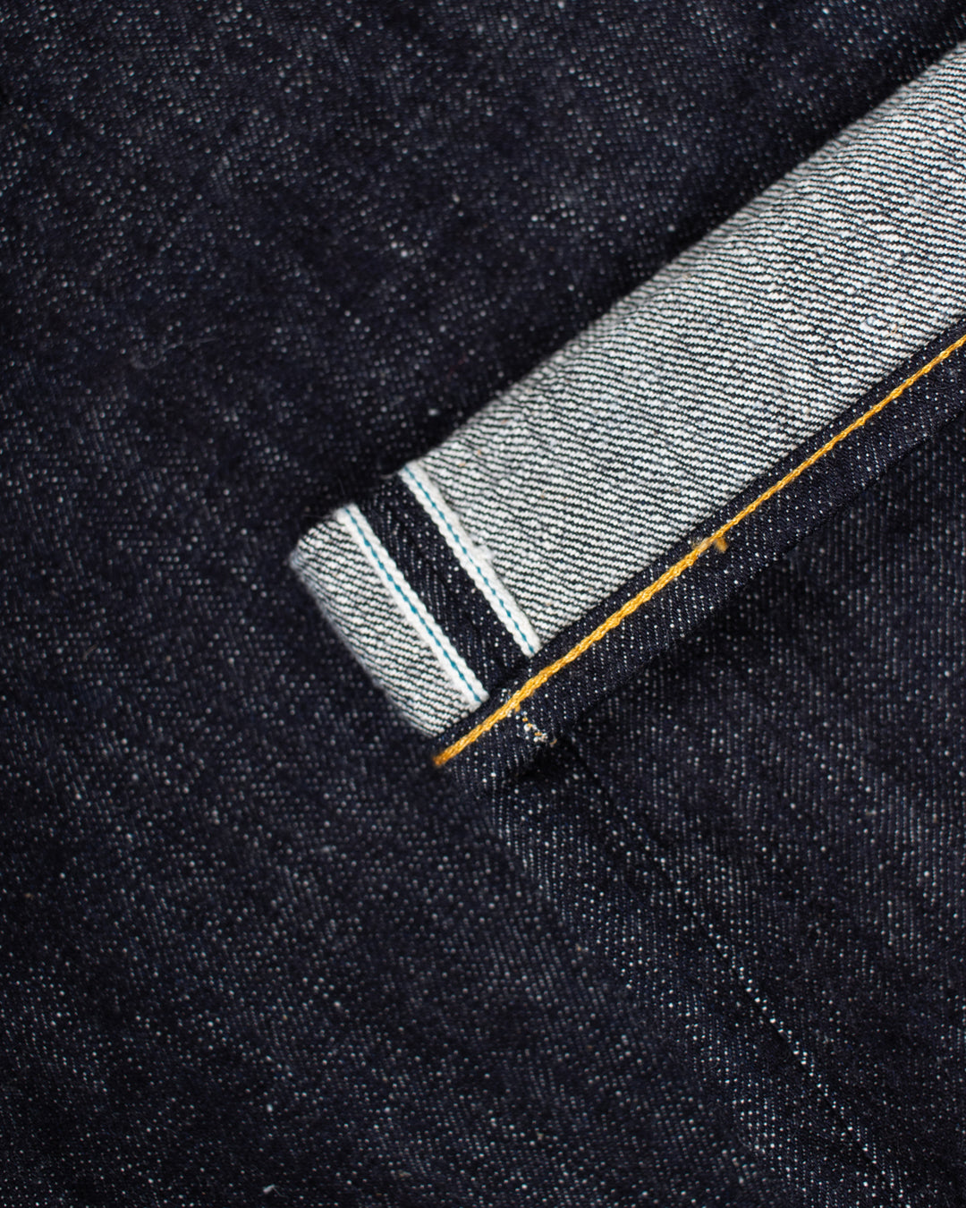 0611 15.5oz Slub Nep Denim Relax Fit One Wash Indigo