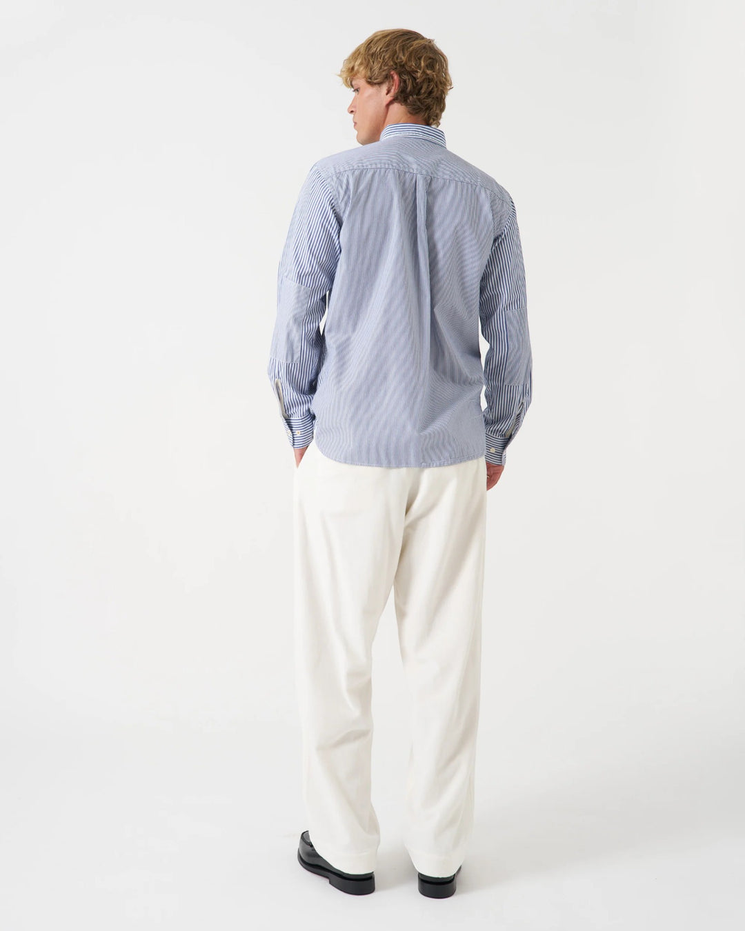 Patched Lazy Day Shirt Queens Cotton Navy