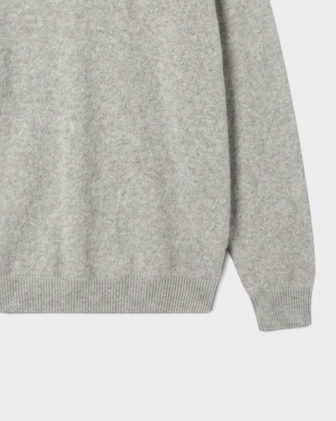 Pull Armen Col Rond Silver - détail 2