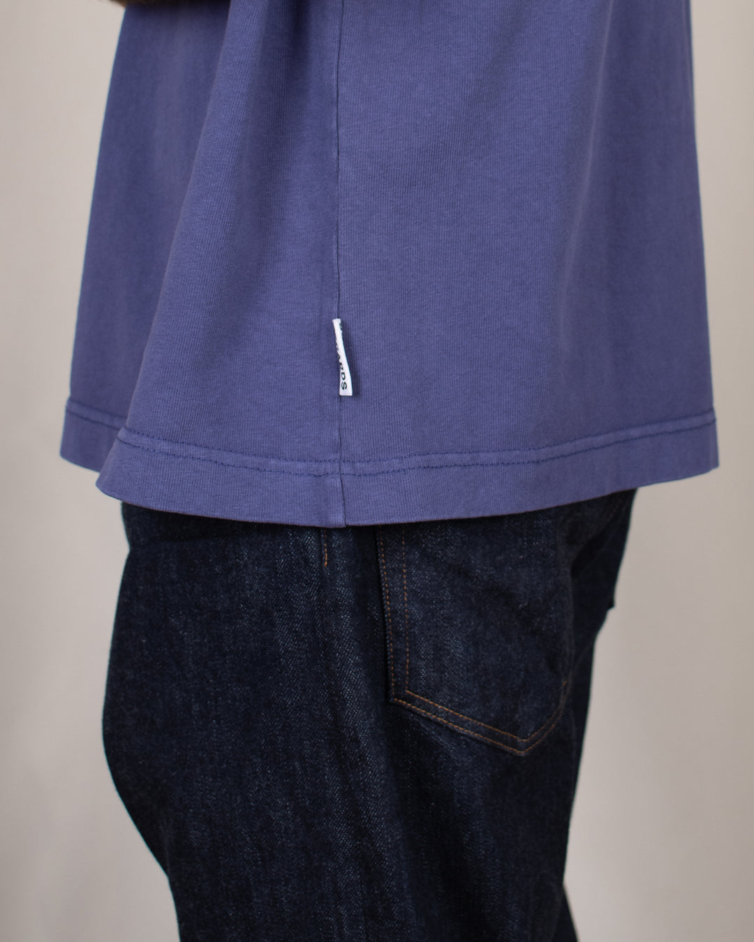 Heavy Oversize Tee Purple Washed