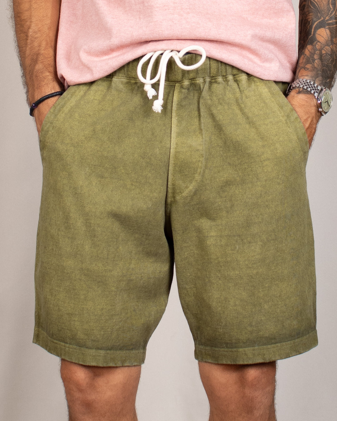 Travel Shorts Heavy Cotton P-Sage