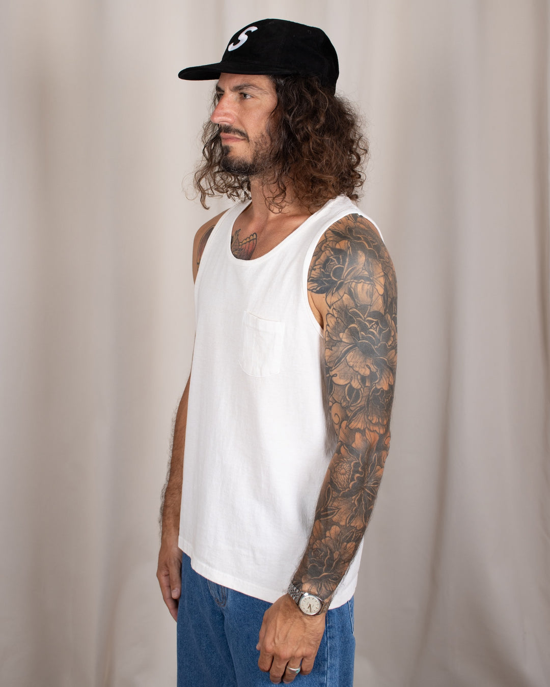 Pocket Tank Top P-Natural