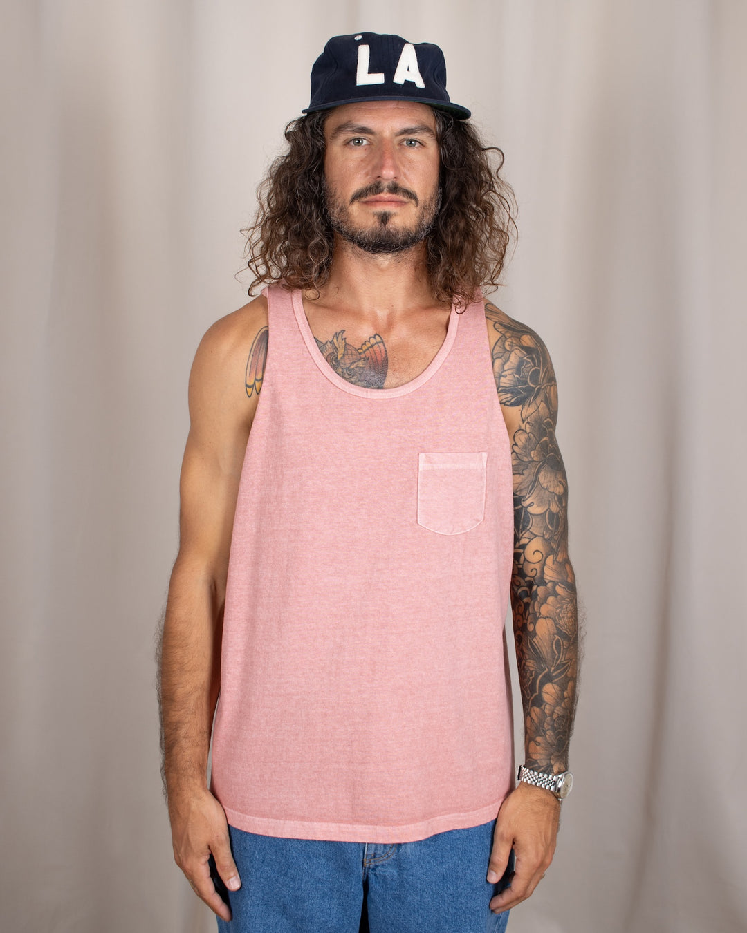 Pocket Tank Top P-Coral