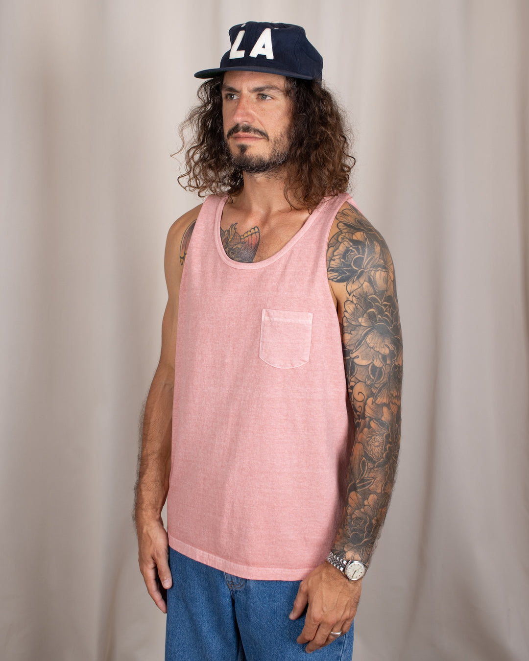 Pocket Tank Top P-Coral