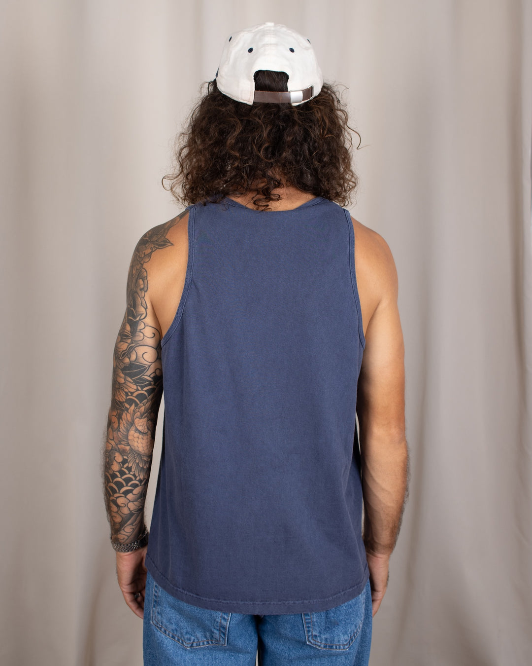 Pocket Tank Top P-Navy