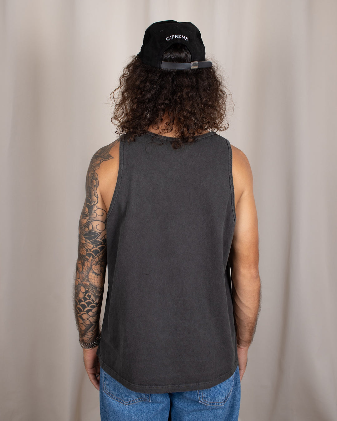 Pocket Tank Top P-Black