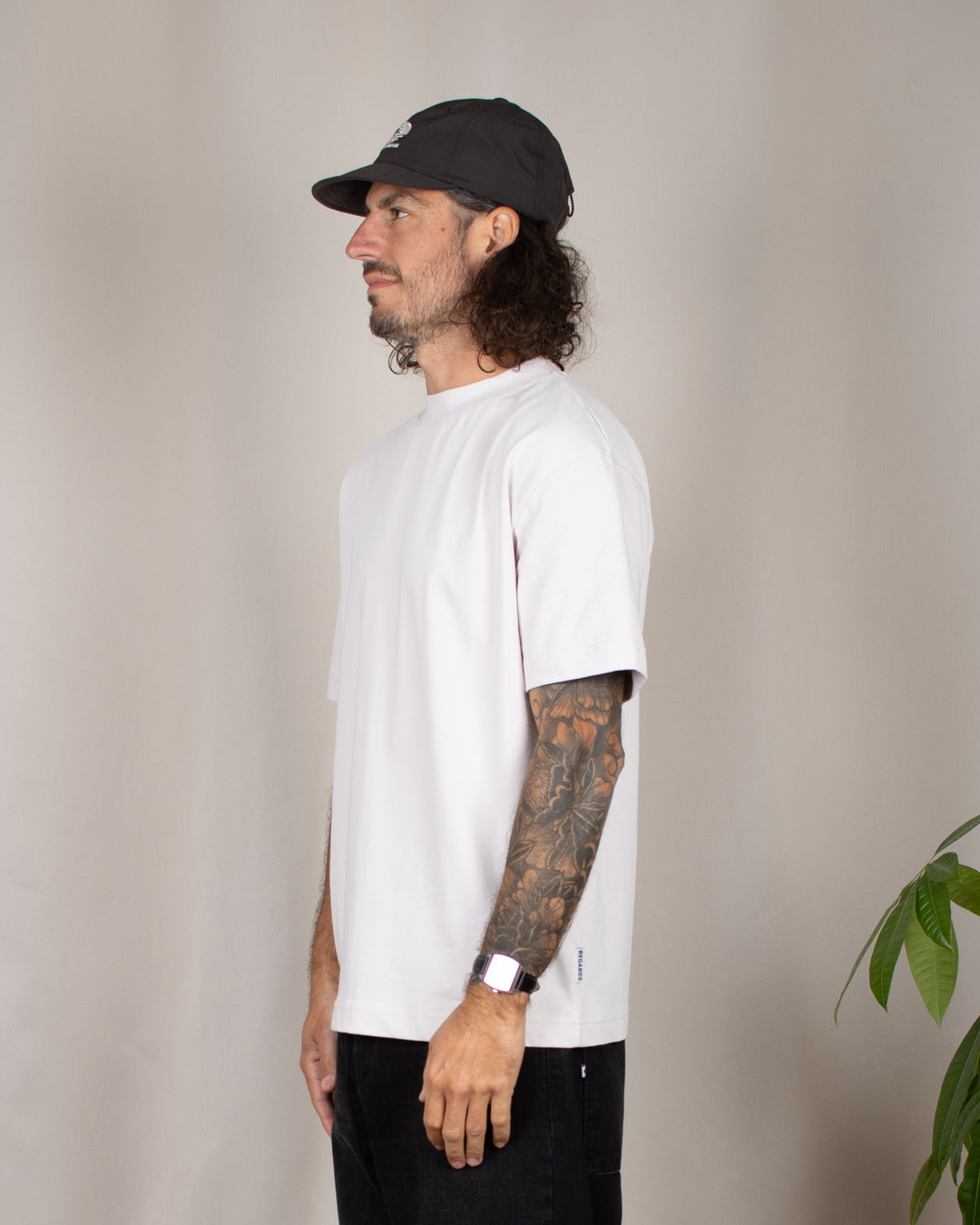 Relaxed Tee Blank Light Sand