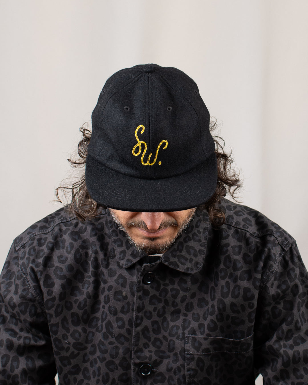 Monogram Cap Black