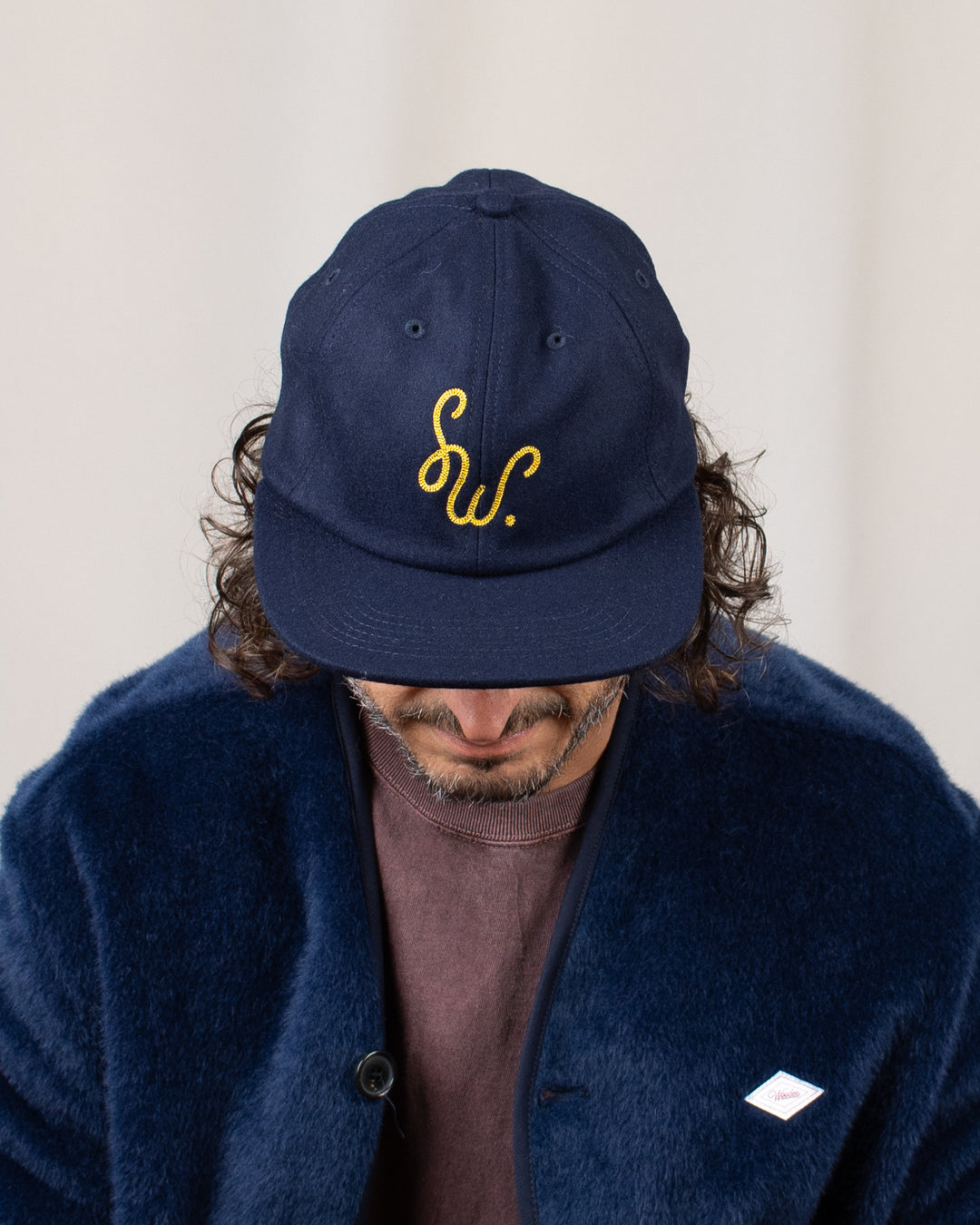Monogram Cap Navy