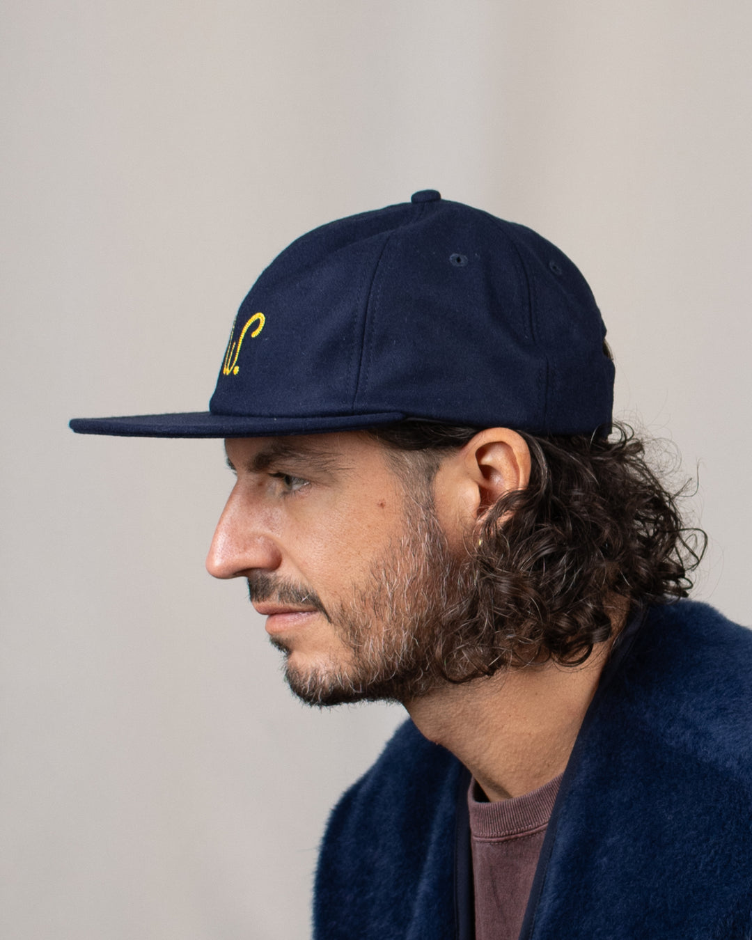 Monogram Cap Navy