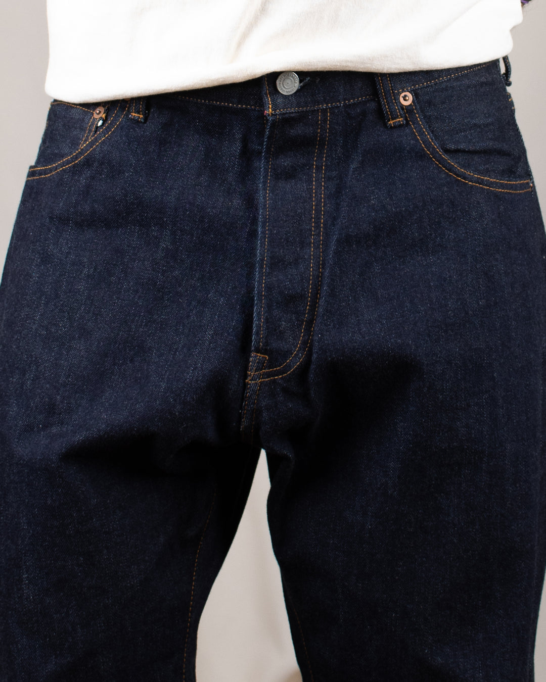 Loose Ankle Jeans One Wash Indigo
