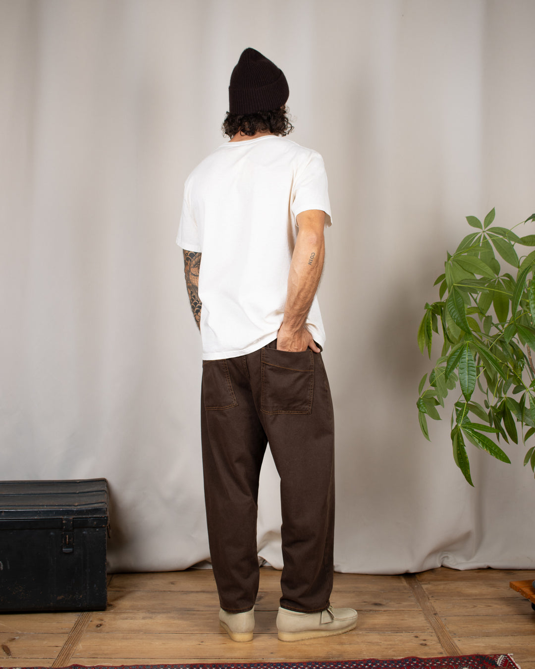 Japan Square Pocket Jeans Moro