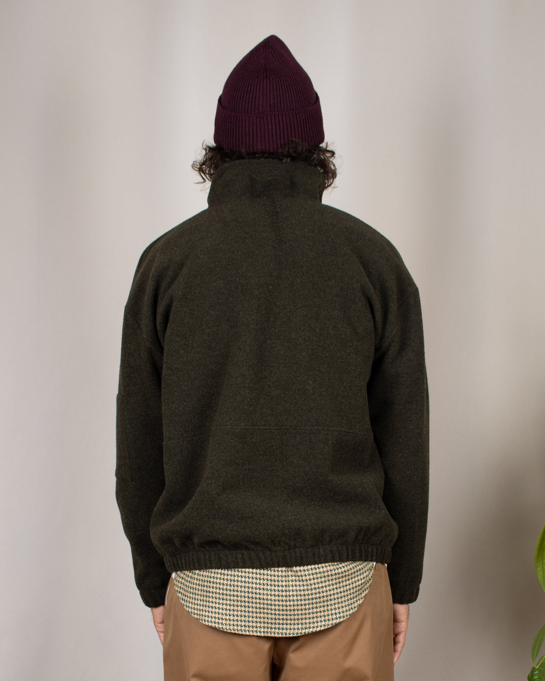 Atlas Wool Kaki Chiné