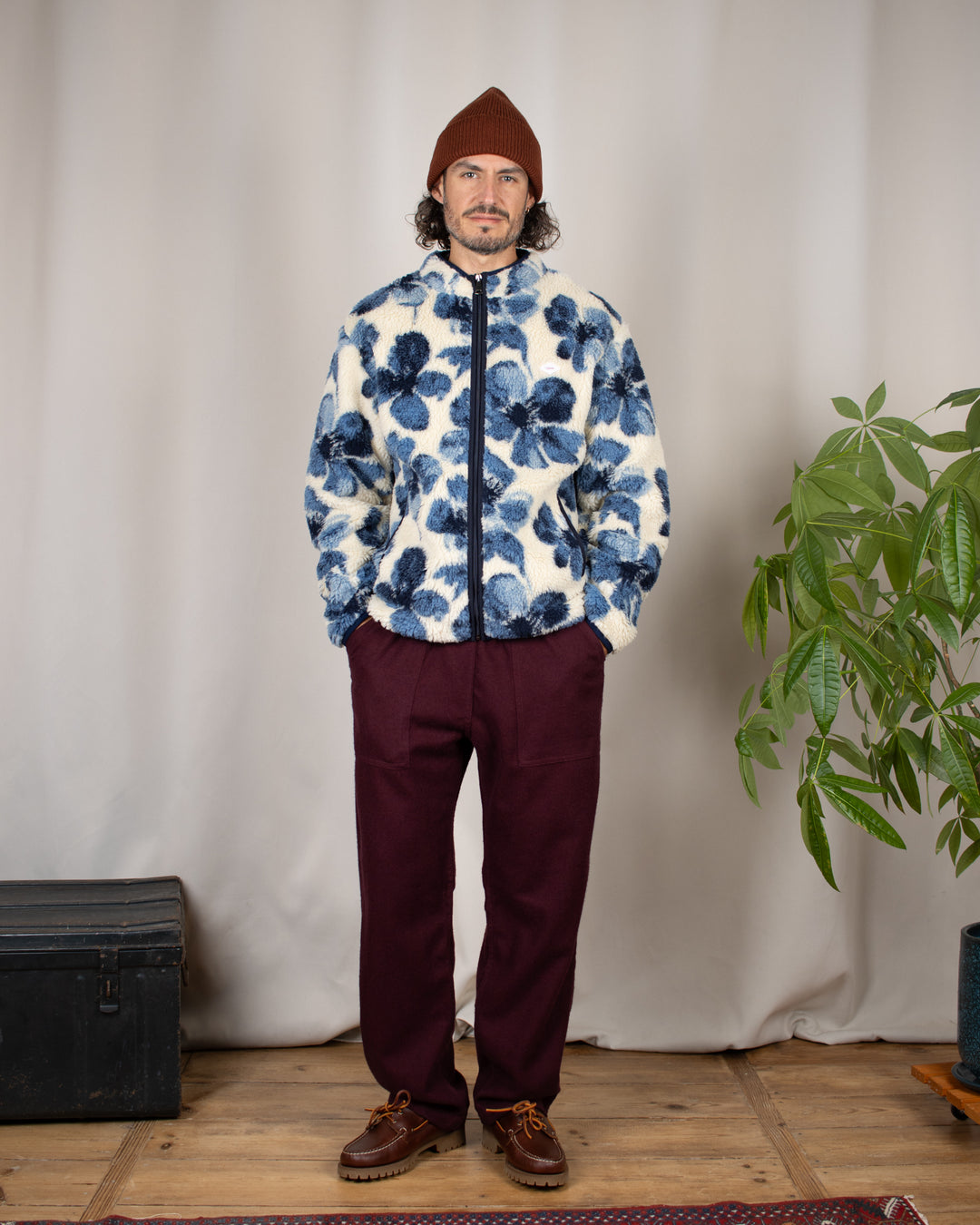 Polar Jacket Fiori Blu