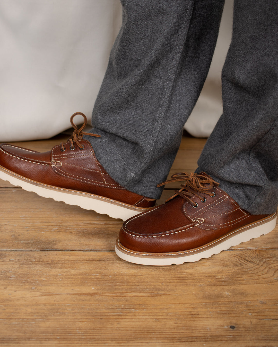 Egon Brown Tumbled Leather