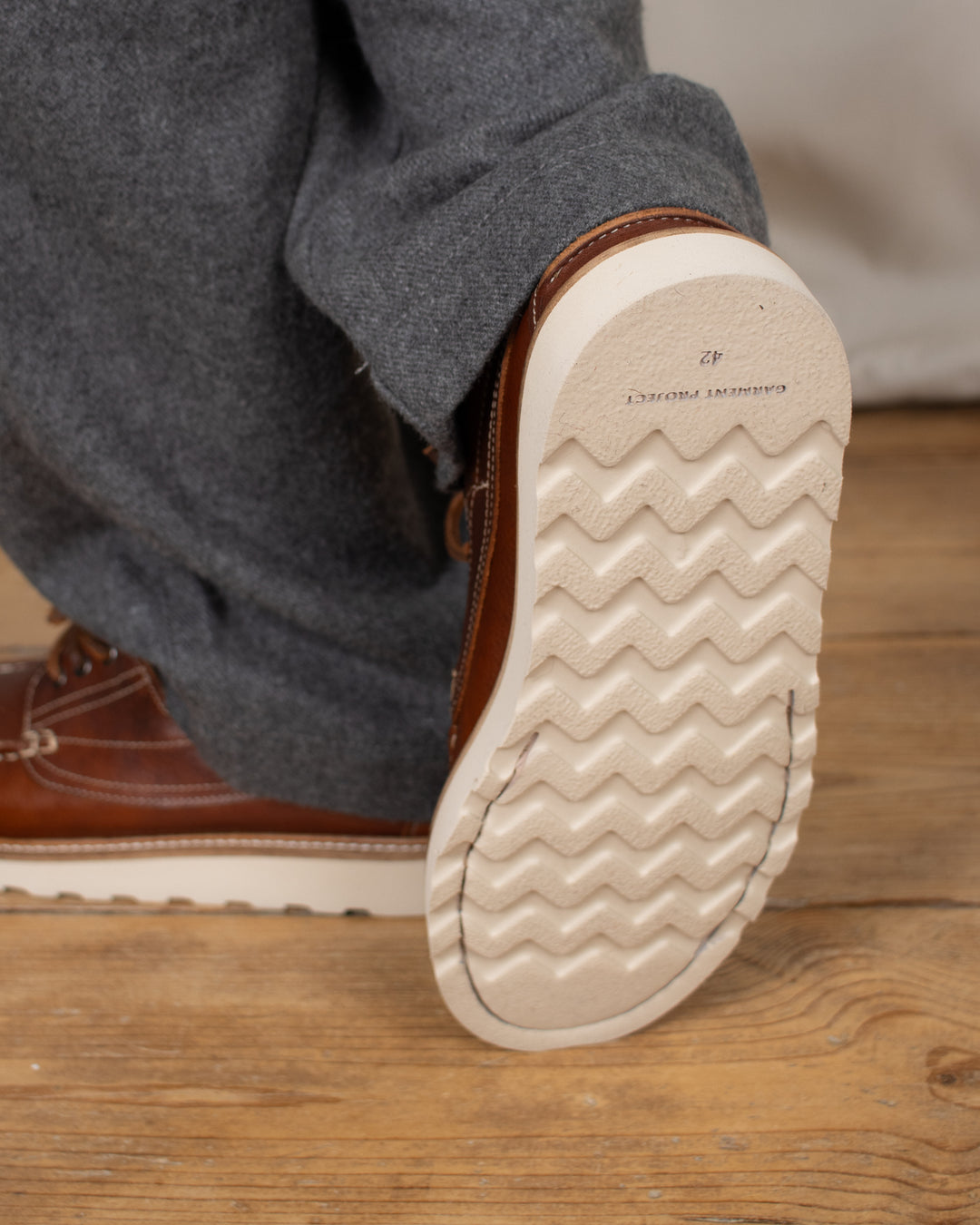 Egon Brown Tumbled Leather