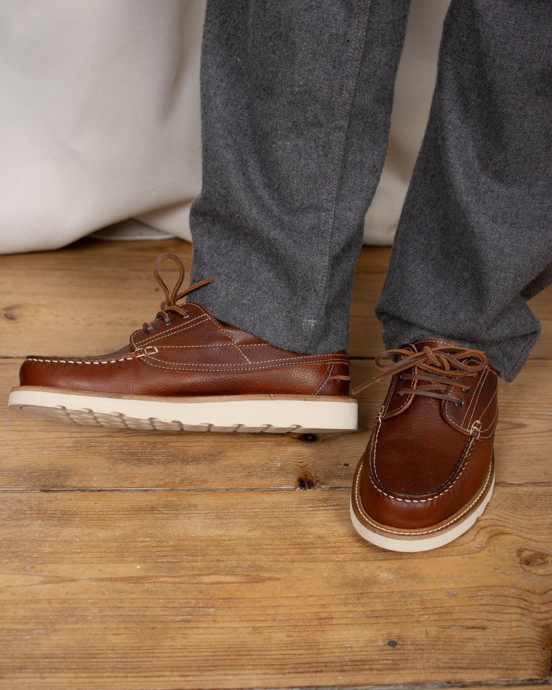 Egon Brown Tumbled Leather