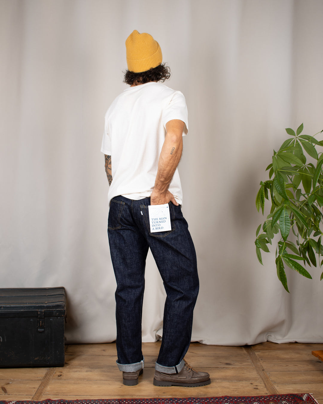 0615 13.5oz Denim Relax Fit One Wash Indigo