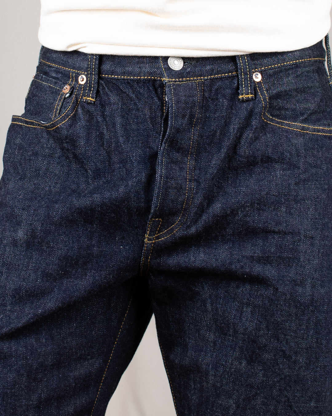 0615 13.5oz Denim Relax Fit One Wash Indigo