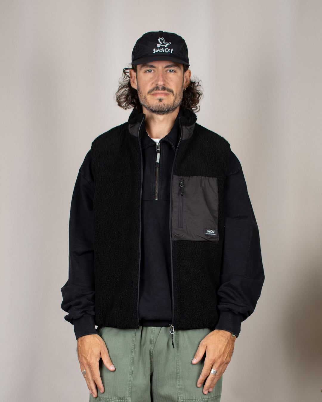 Nylon Dove Cap Black
