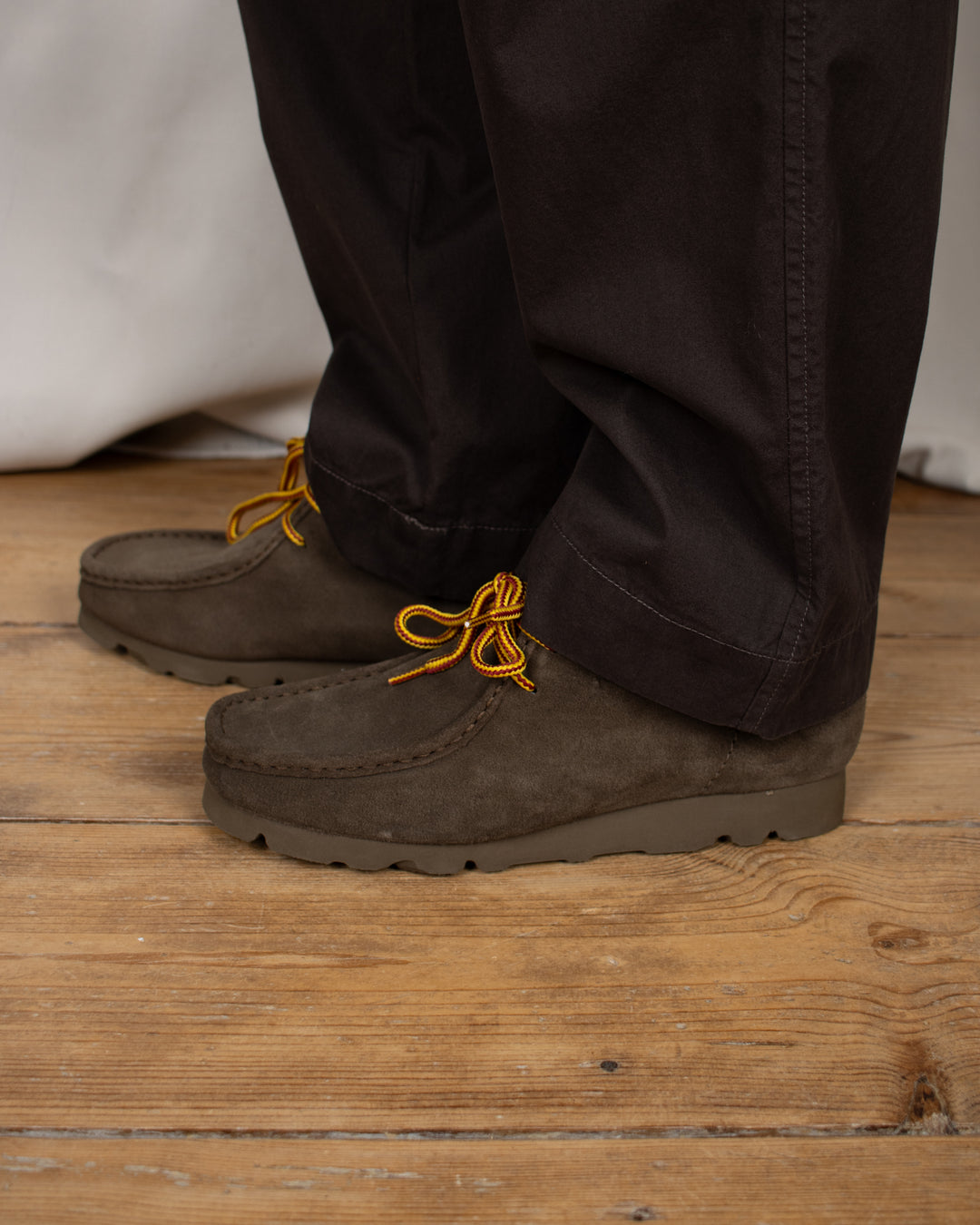 Wallabee GTX Dark Olive Suede