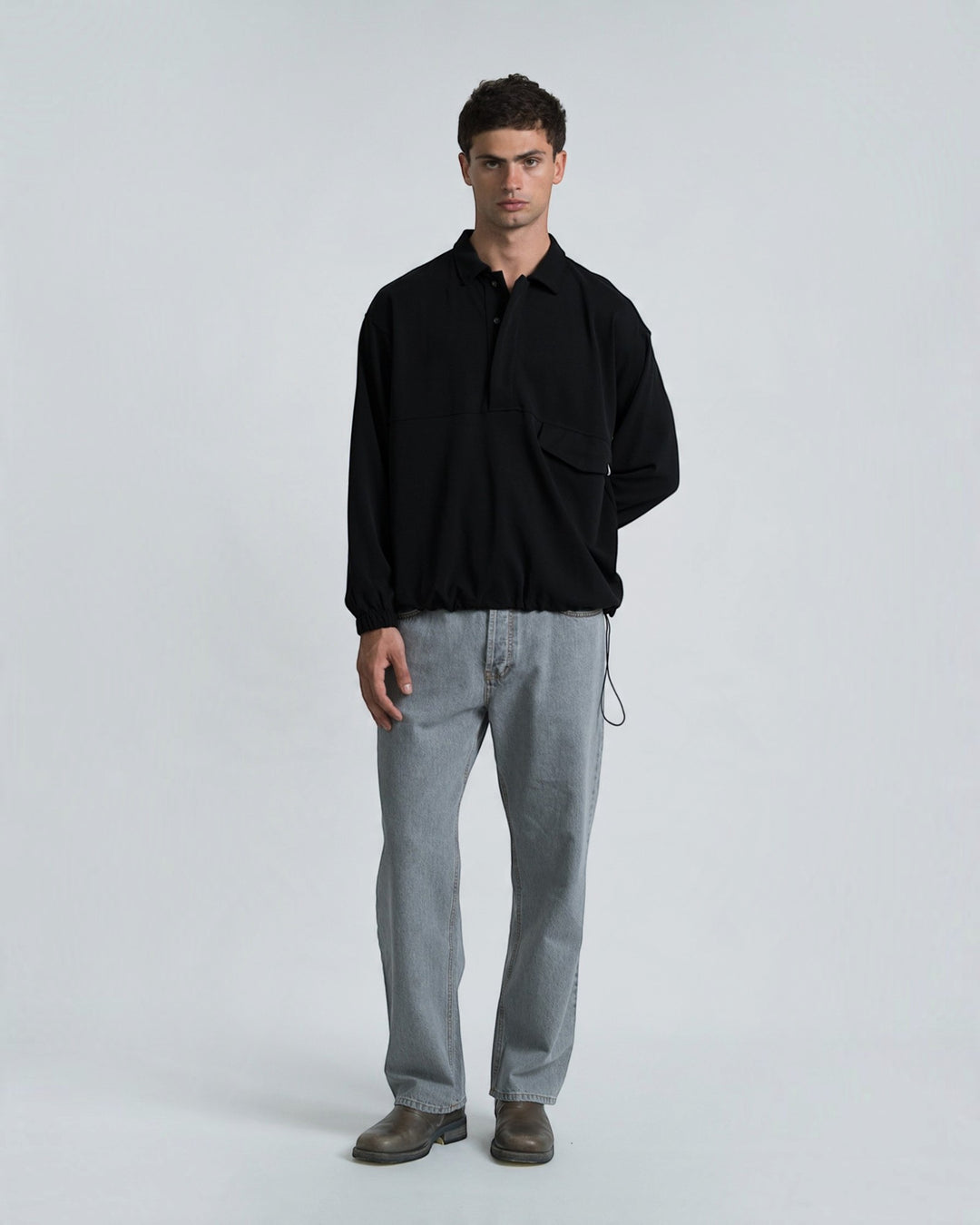 Ohio M/L Overshirt Nero Nettuno
