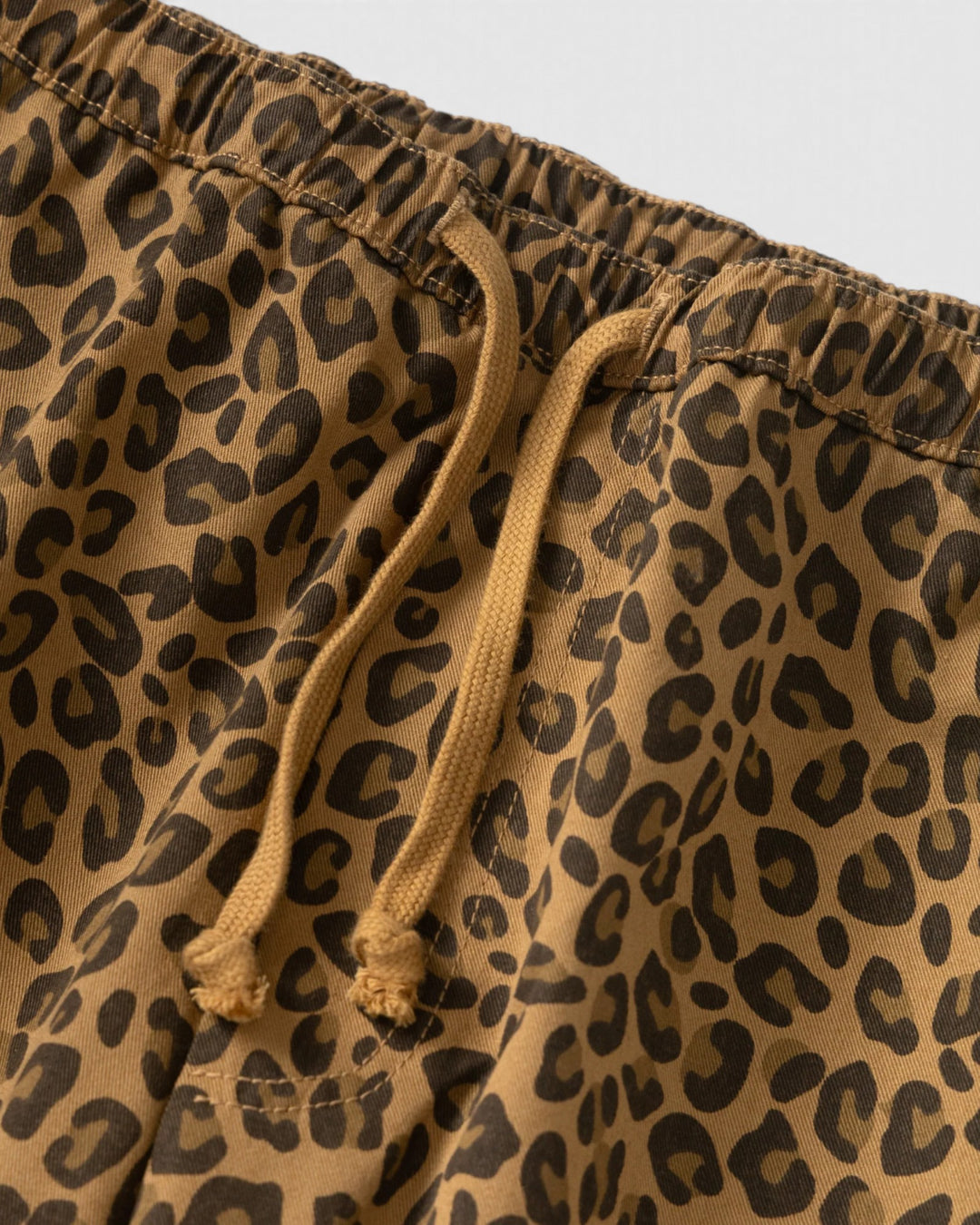 Patterned Easy Chef Pants Brown Leopard