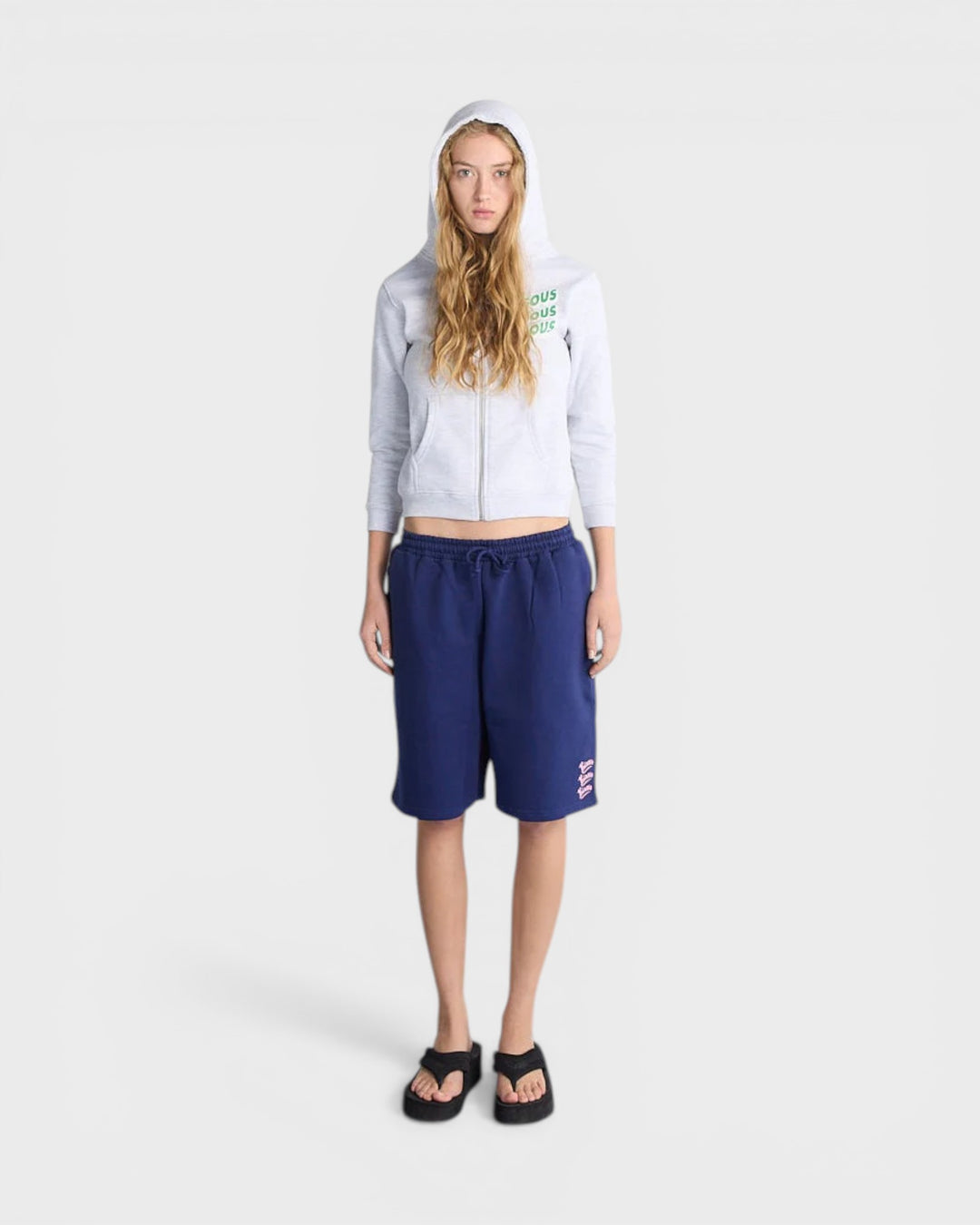 Short Gianni Embroidery Navy