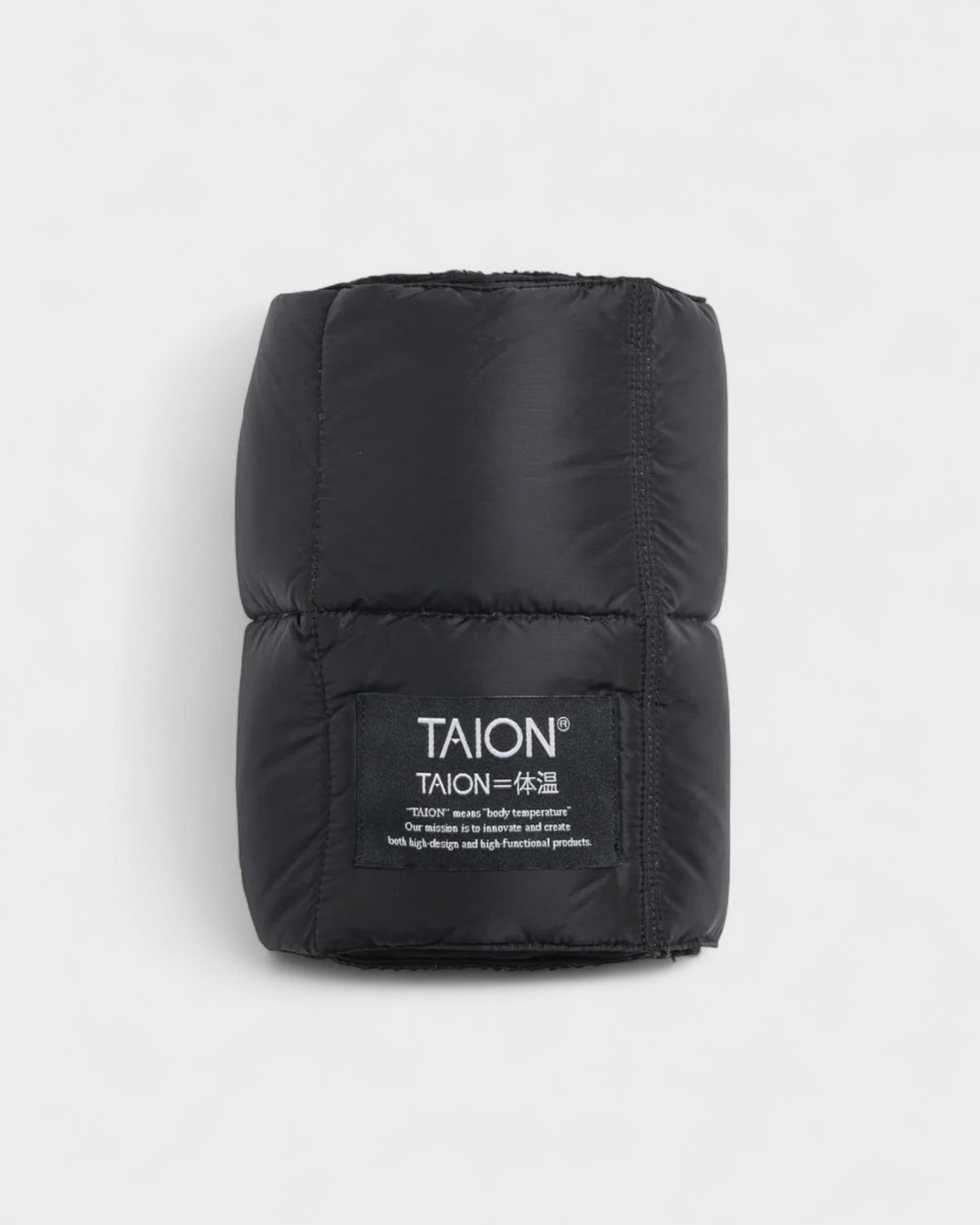 Taion Basic Down Scarf Black, vue du produit