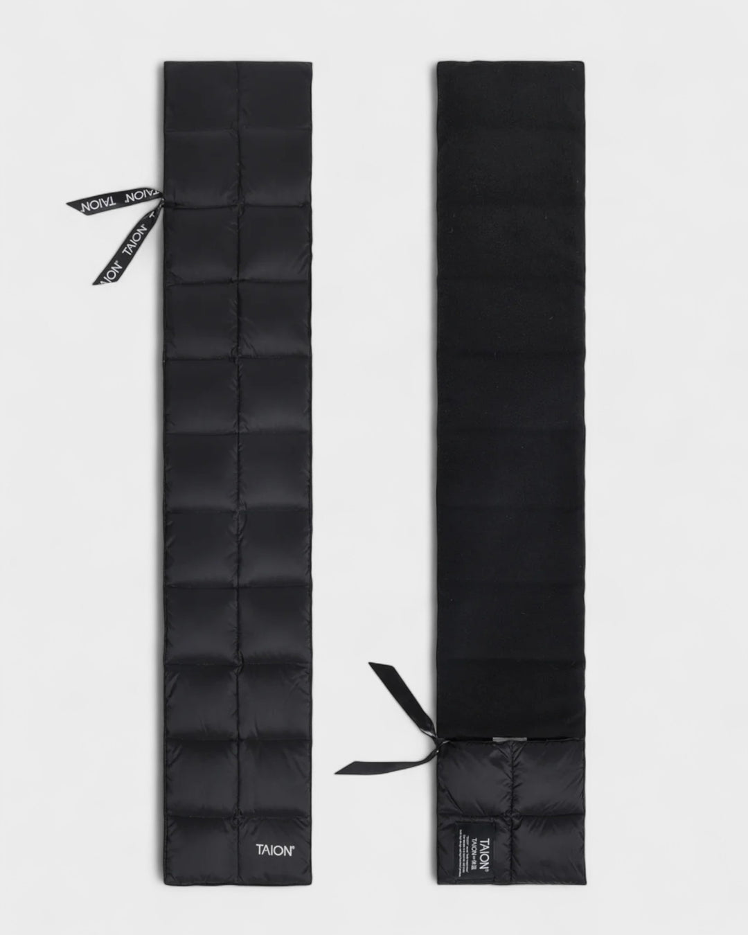 Taion Basic Down Scarf Black, vue du produit