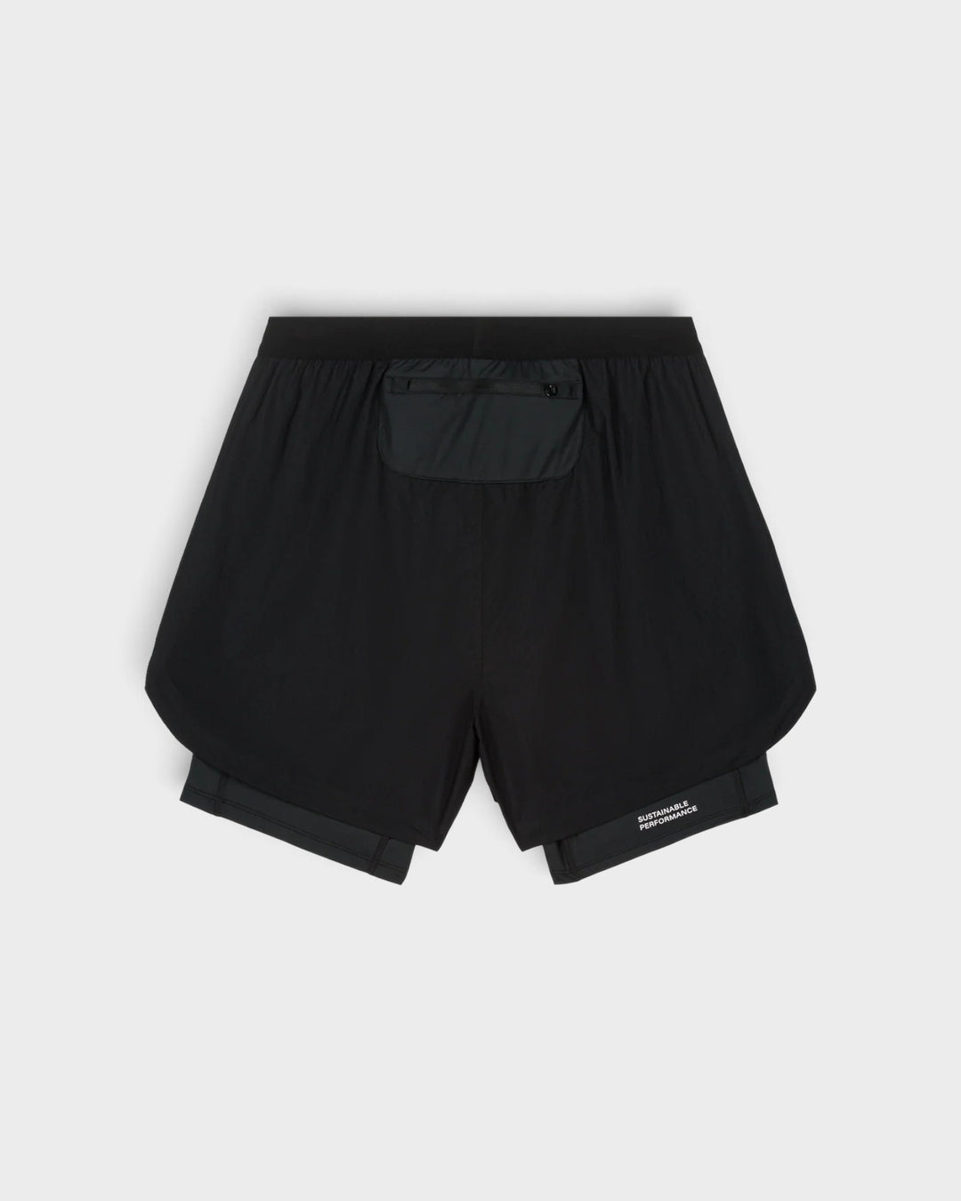 ACT Running ShellLight Short 2en1 Noir — vue de dos
