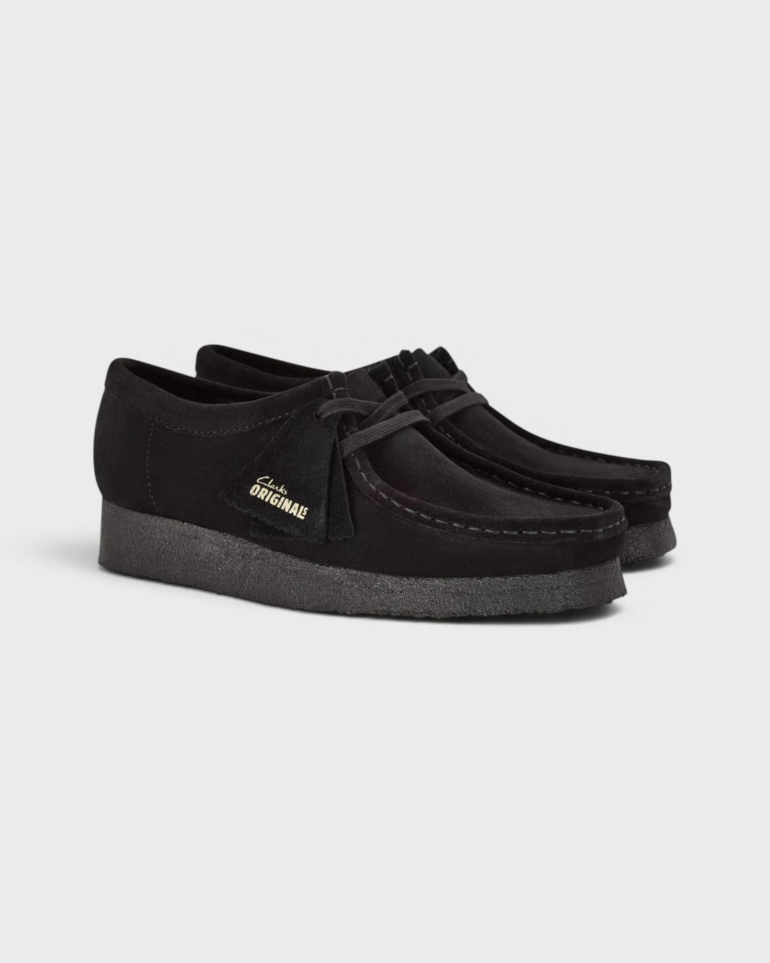 Wallabee Originals Black Suede