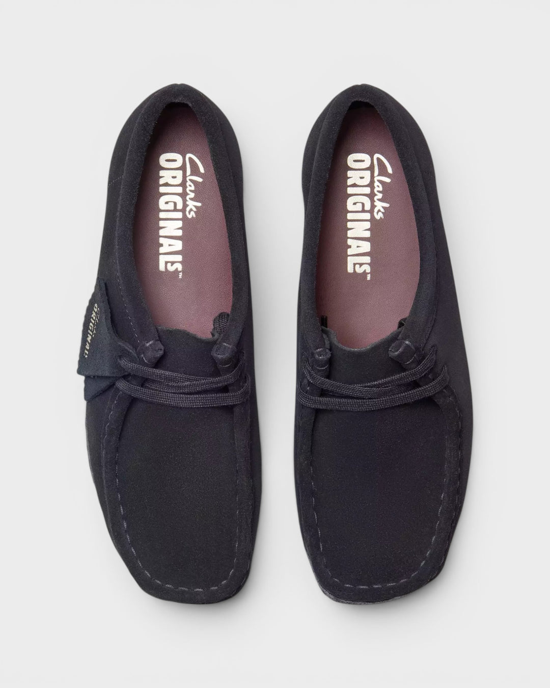 Wallabee Originals Black Suede