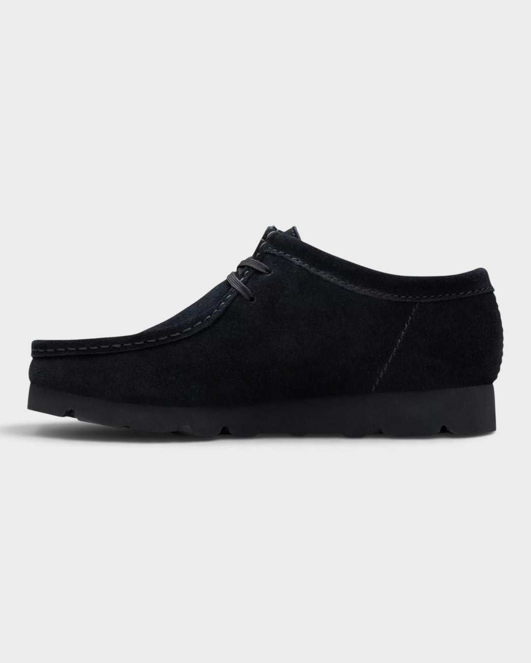 Clarks Wallabee GTX Black Suede — profil intérieur