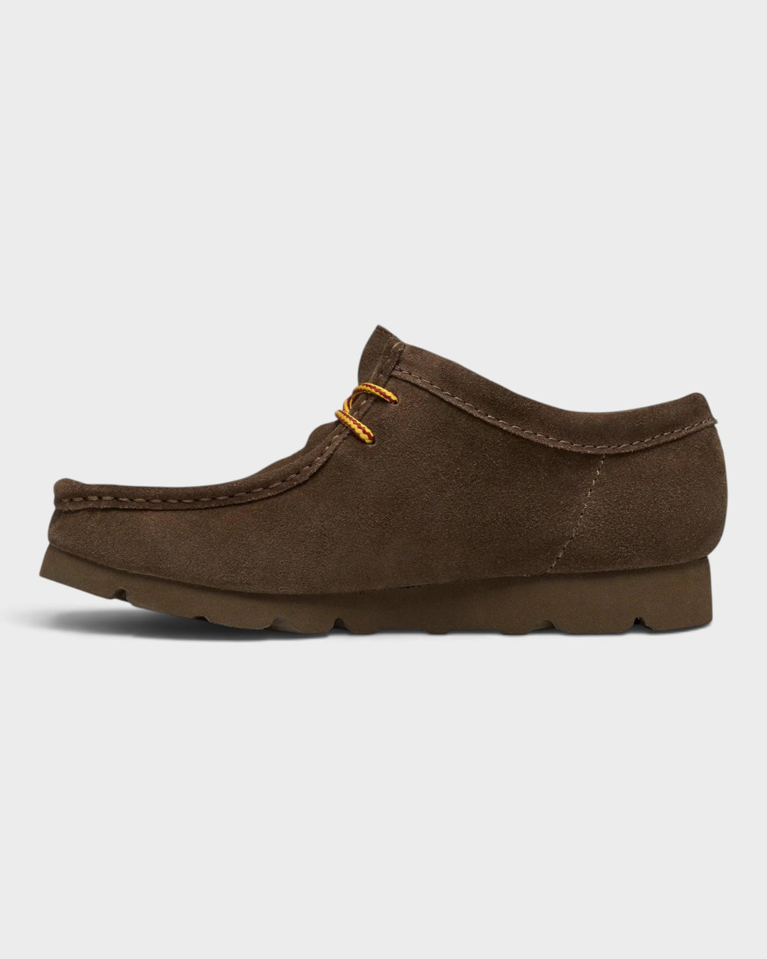 Clarks Wallabee GTX Dark Olive Suede — profil intérieur