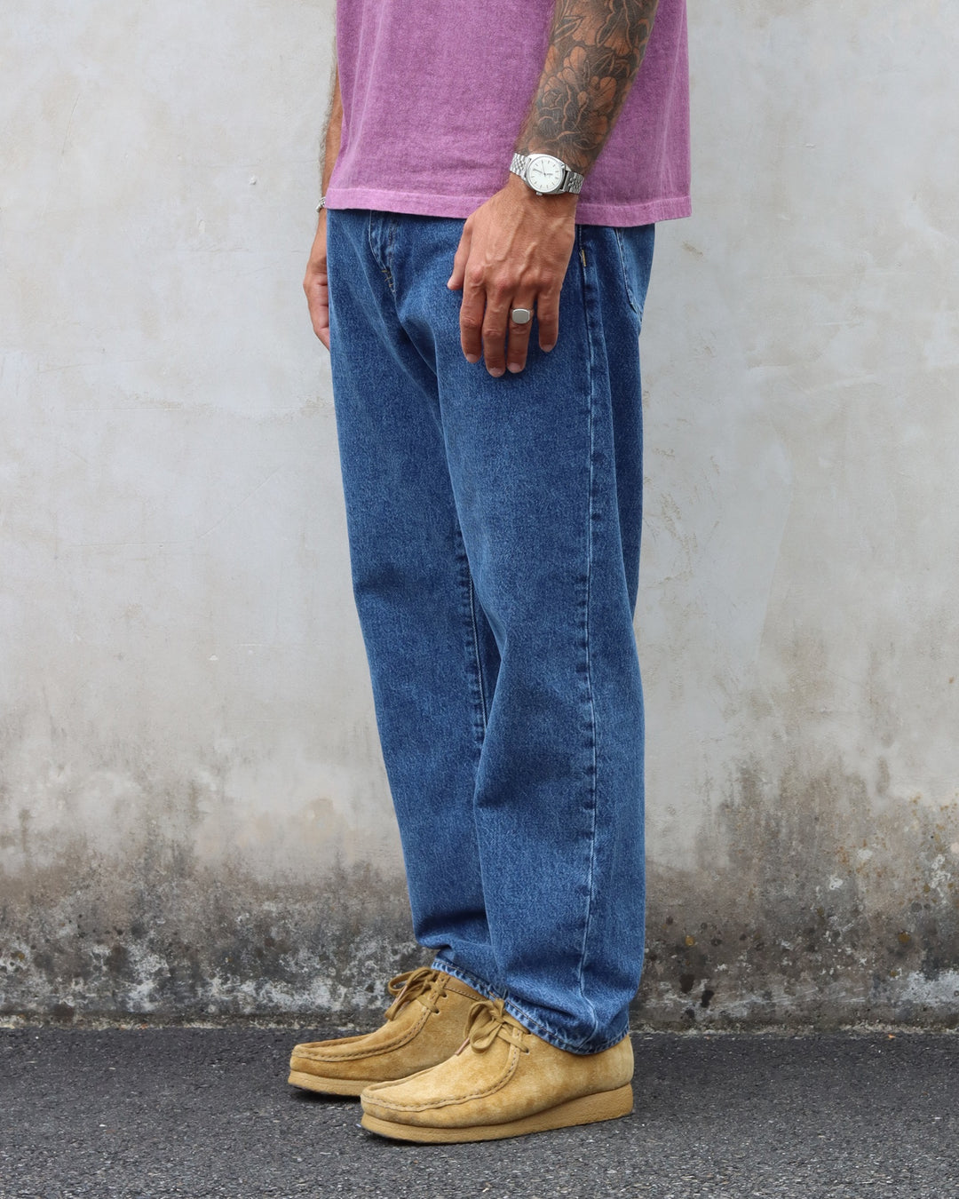 Cosmos Pant Blue Mid Marble Wash