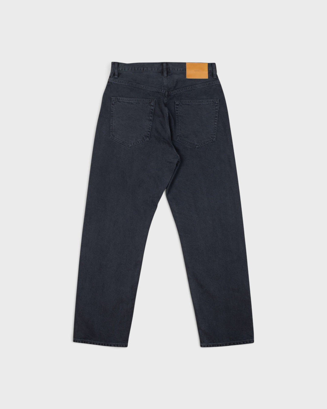 Denim01 Loose Tapered Jeans Fade Black