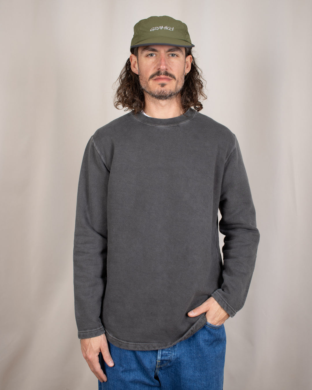 Rough Crew Sweat P-Black