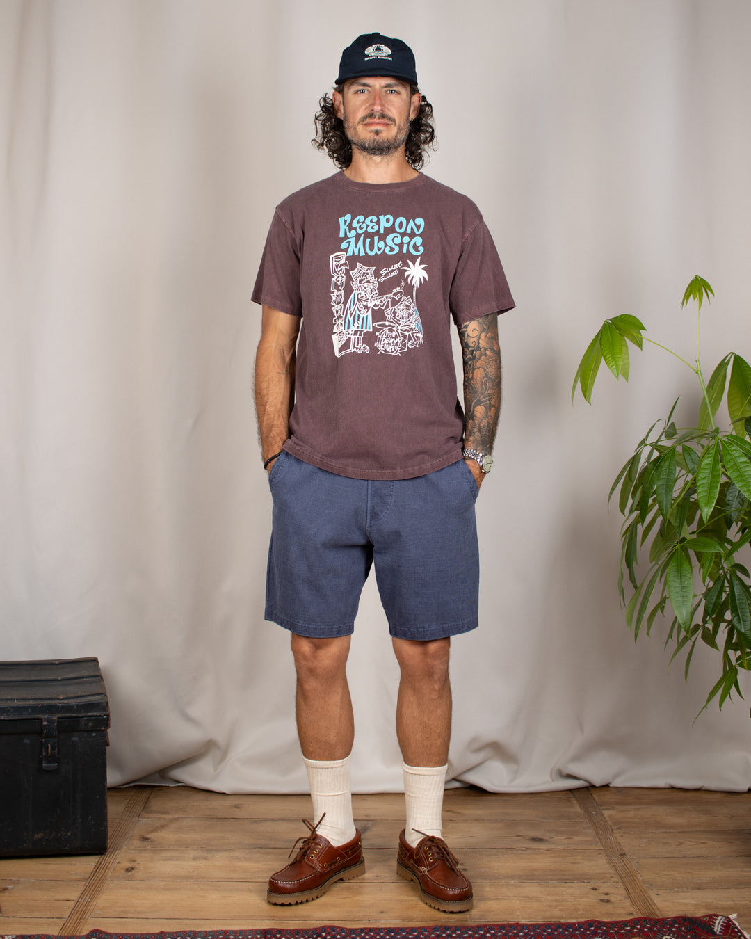 Travel Shorts Heavy Cotton P-Navy