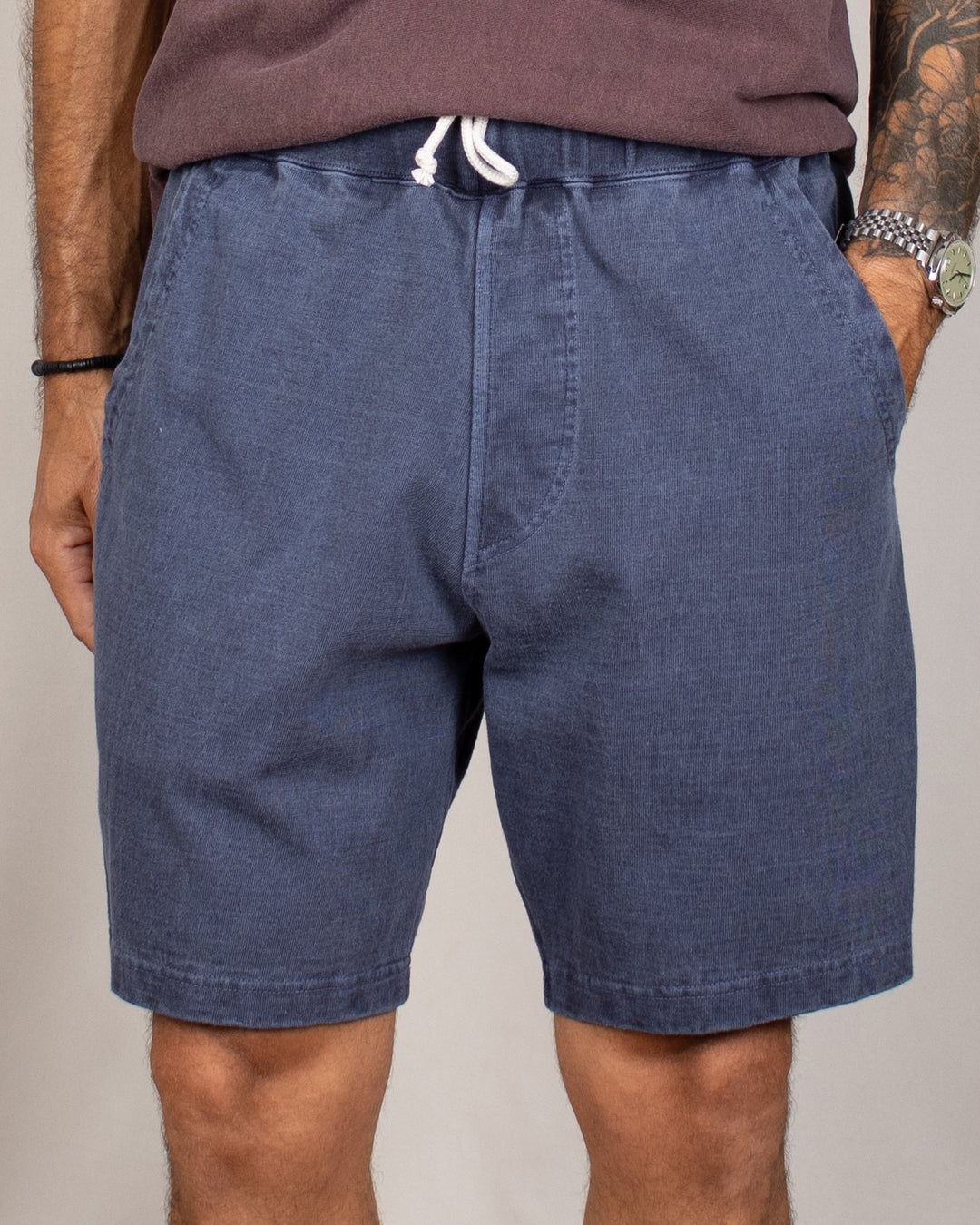 Travel Shorts Heavy Cotton P-Navy
