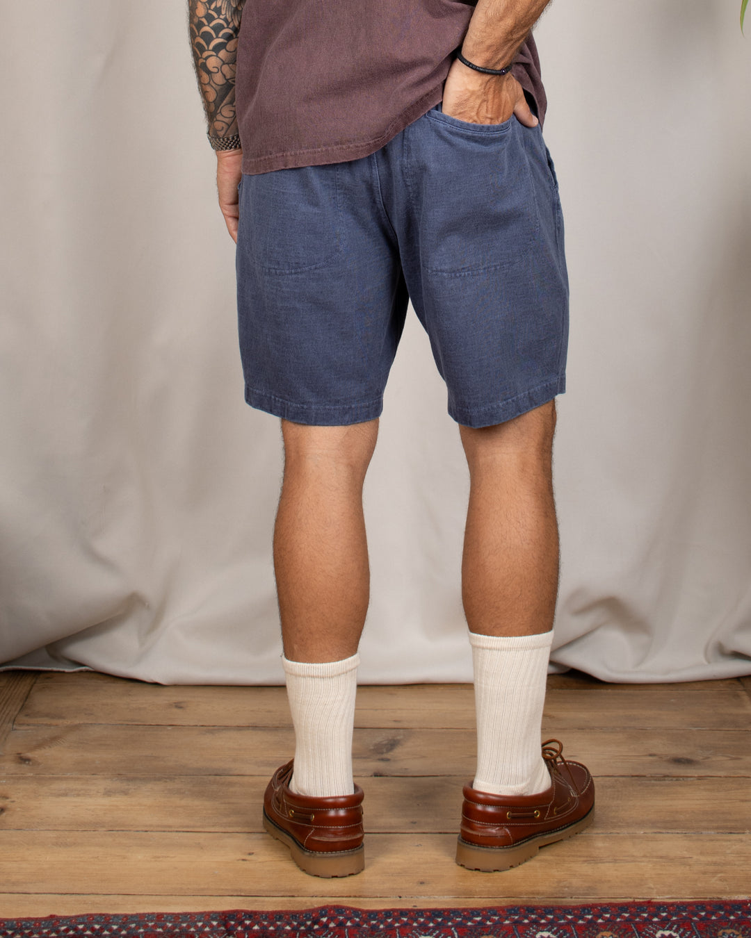 Travel Shorts Heavy Cotton P-Navy