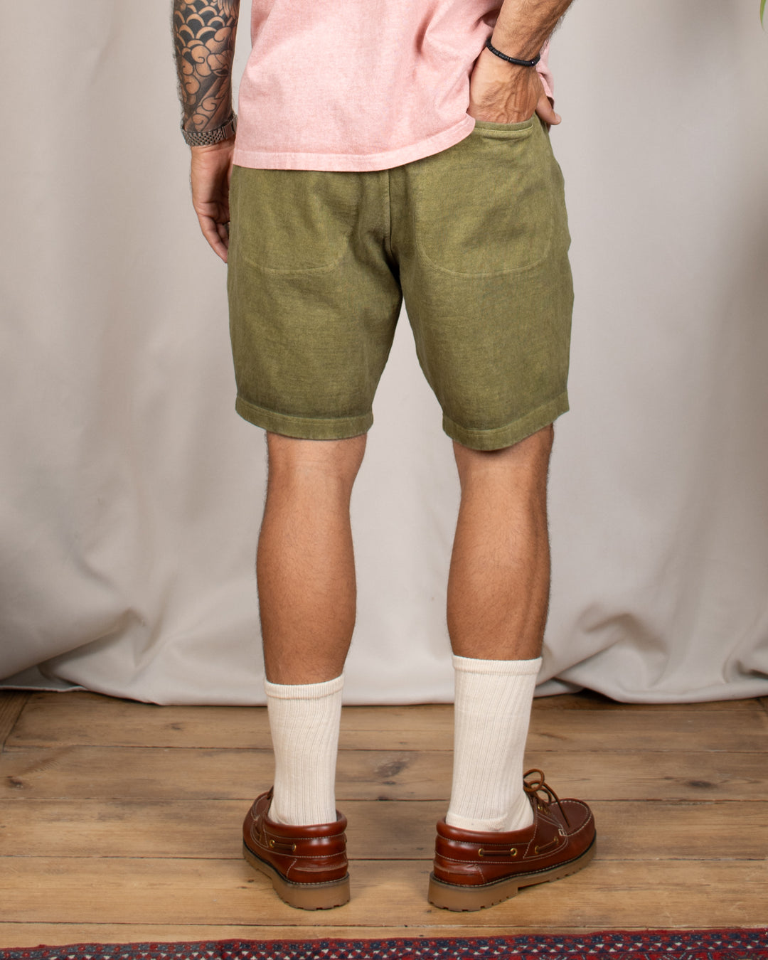 Travel Shorts Heavy Cotton P-Sage