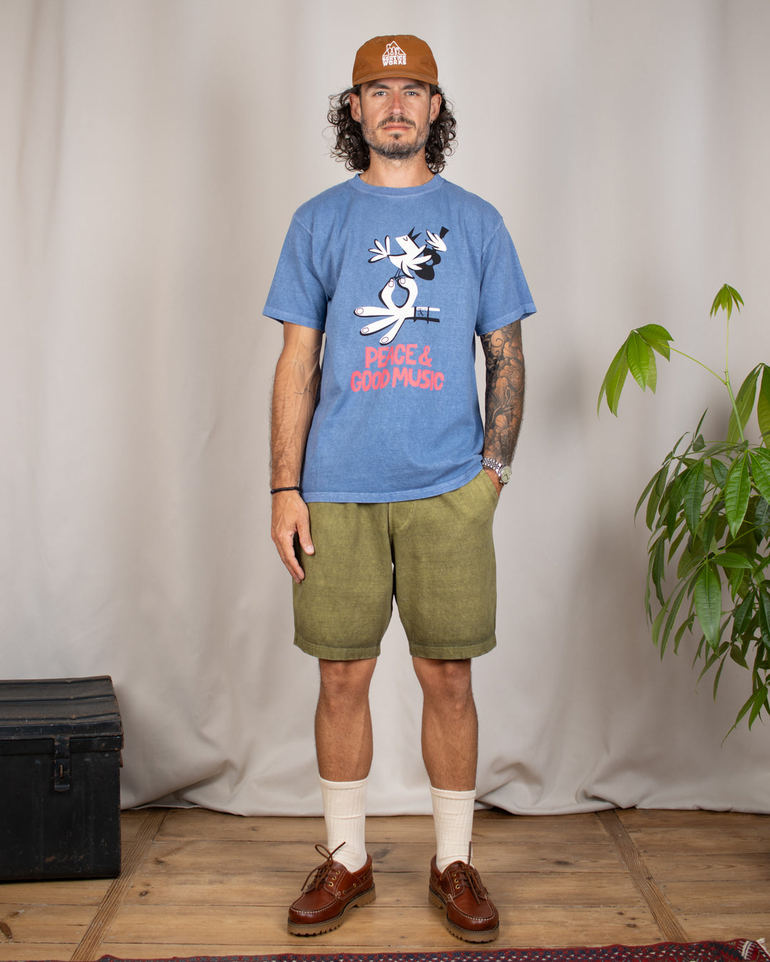 Peace & Good Music SS Tee P-Ajisai