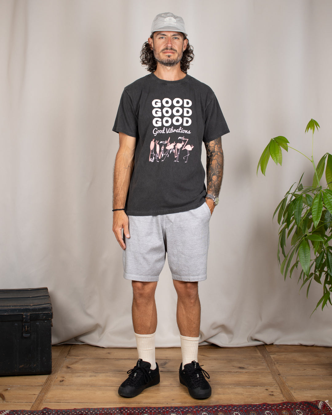 Flamingo SS Tee P-Black