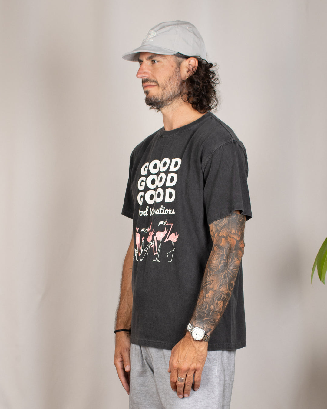 Flamingo SS Tee P-Black
