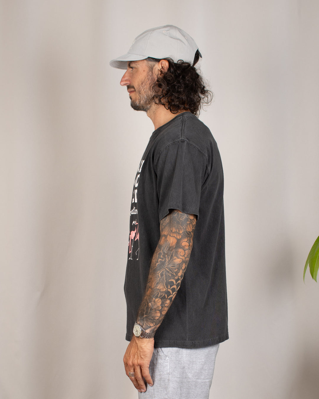 Flamingo SS Tee P-Black