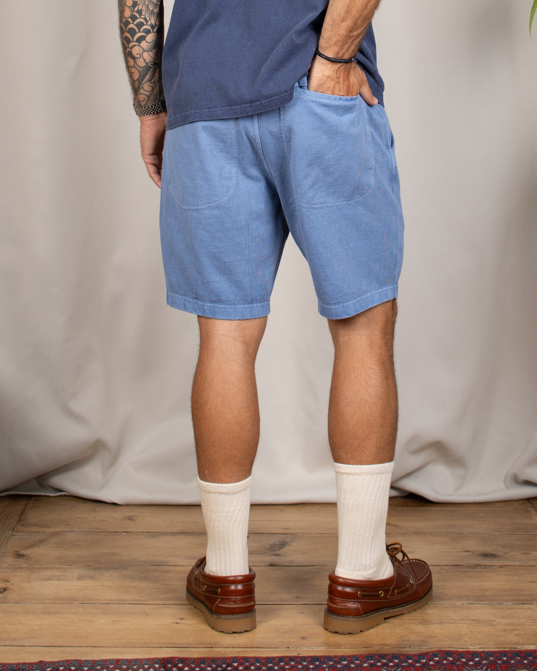 Travel Shorts Heavy Cotton P-Ajisai
