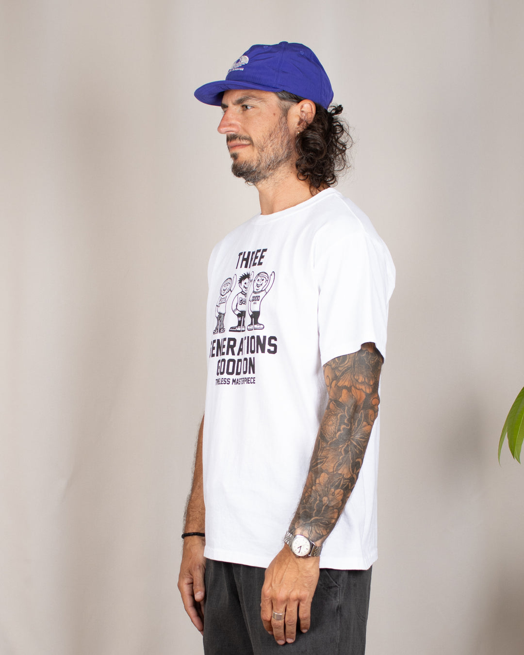 Three Generation SS Tee White