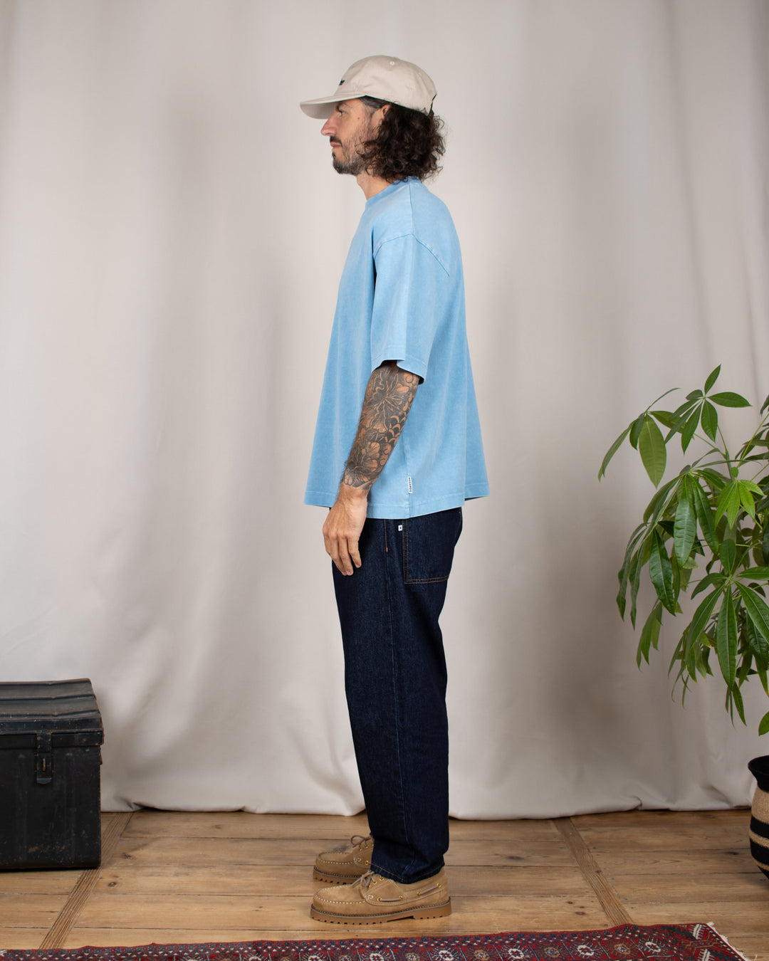 Heavy Oversize Tee Ocean Washed
