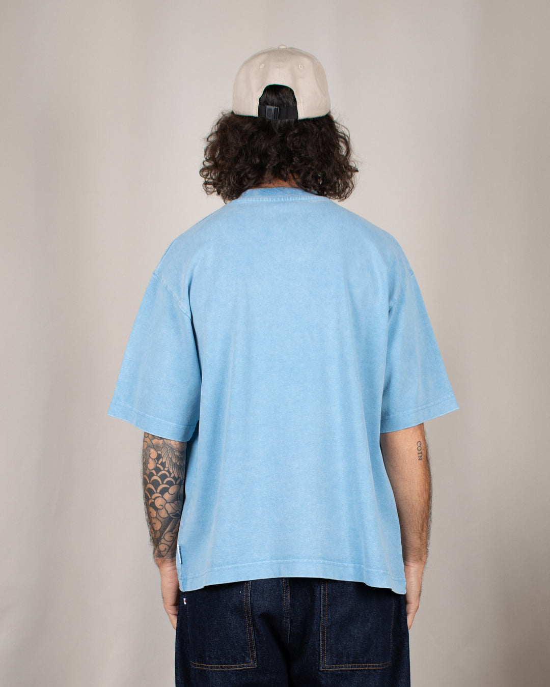 Heavy Oversize Tee Ocean Washed